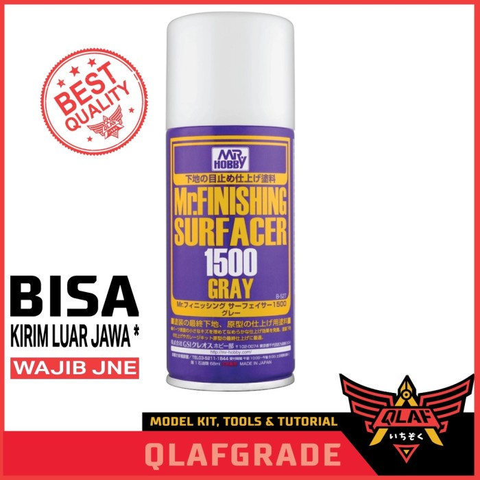 SURFACER SPRAY - MR FINISHING SURFACER 1500 GRAY - PRIMER
