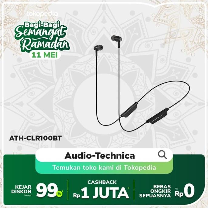 Audio-technica ATH-CLR100BT In-Ear Wireless Bluetooth Headphones