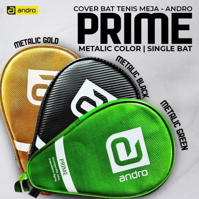 Tas Cover Bet Pingpong Tenis Meja Andro Prime Metalic Colour Single Kode 420
