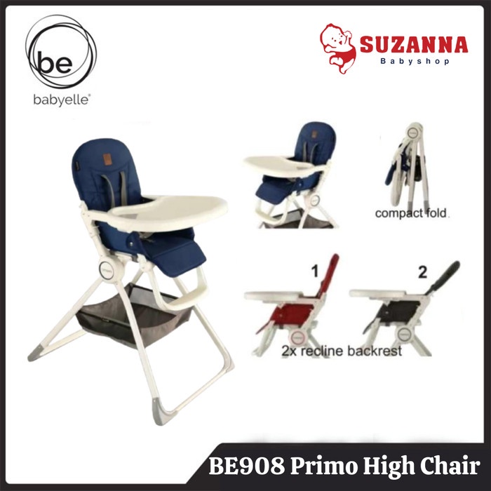 BABYELLE BE908 PRIMO HIGH CHAIR - KURSI MAKAN BAYI