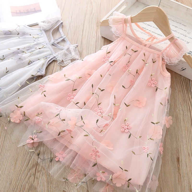 Dress Anak Atasan  Gaun Cewe Bju Pesta Umur 1-9 Mewah Baju Baju Main Mididress Midi Deress Setelan P