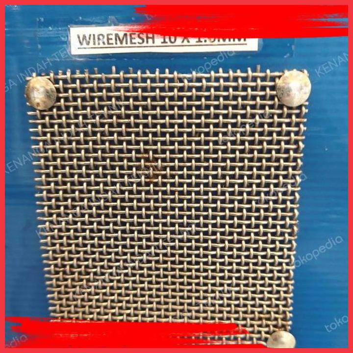 

(KENA) KAWAT WIREMESH STAINLESS 304 12 X 1,0MM X 10METER ( ANYAMAN LURUS )