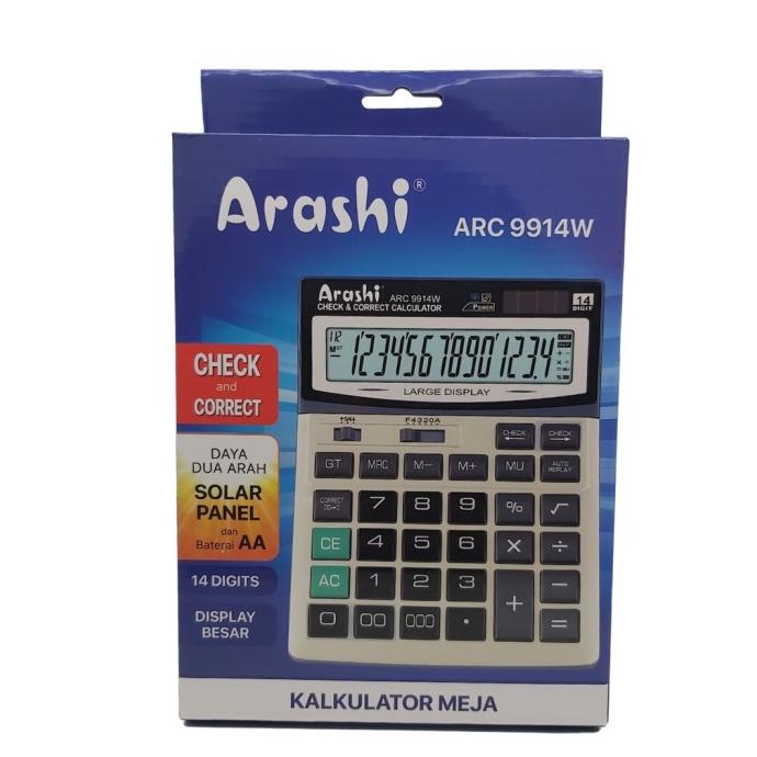 

KALKULATOR / CALCULATOR ARASHI ARC 9914W Original Arashi