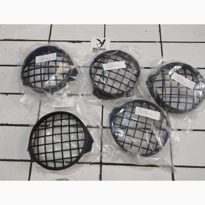 Baru grill headlamp Vespa PX Arcobaleno new PX Corsa original by Cuppini Ayo Beli