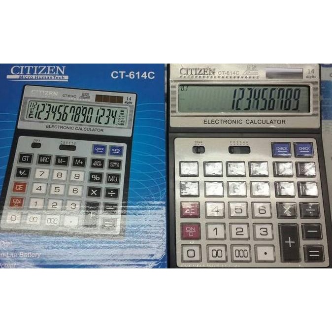 

Kalkulator Citizen Besar CT-614C 14 digit