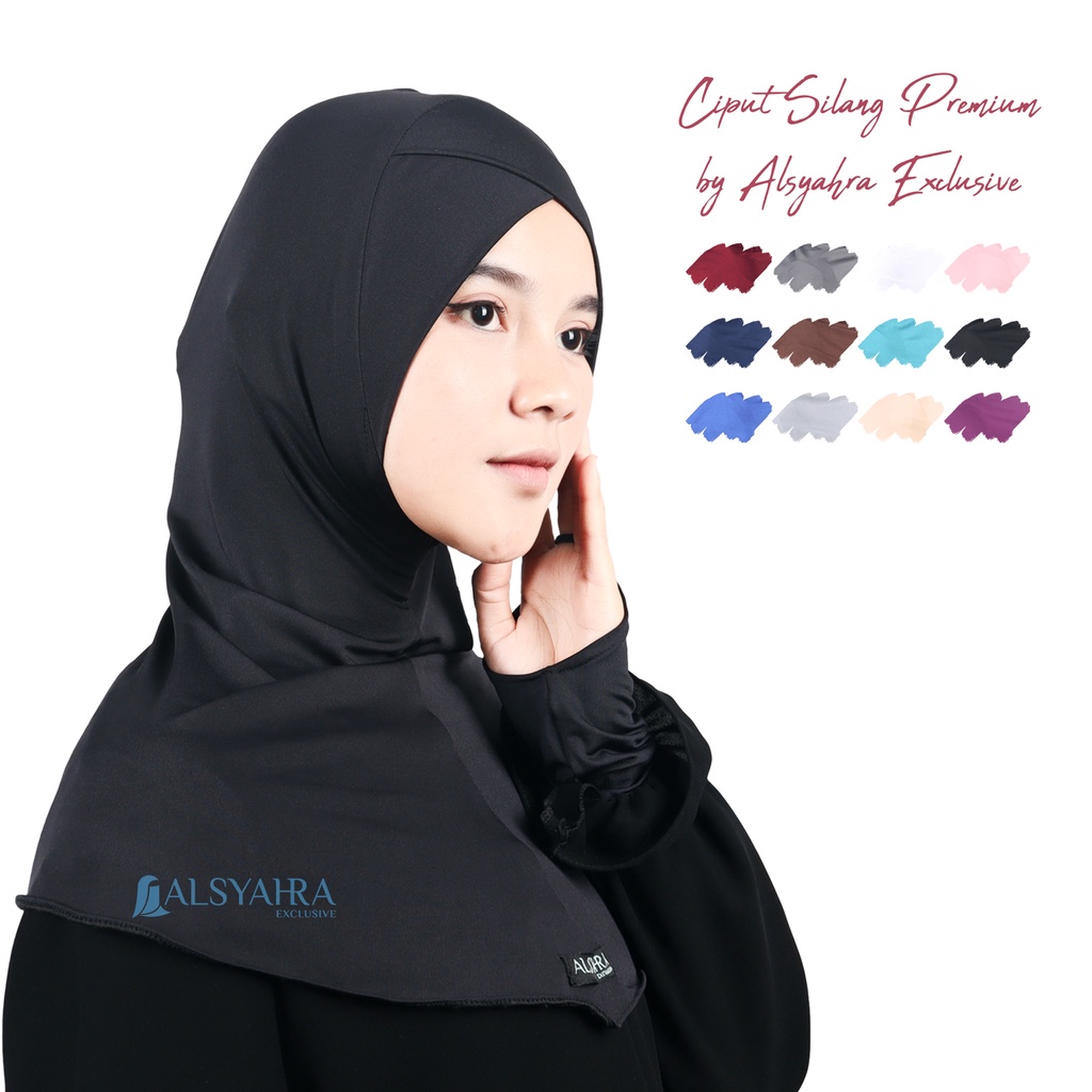 Alsyahra Exclusive Inner Hijab Daleman Ciput Silang Ninja Premium