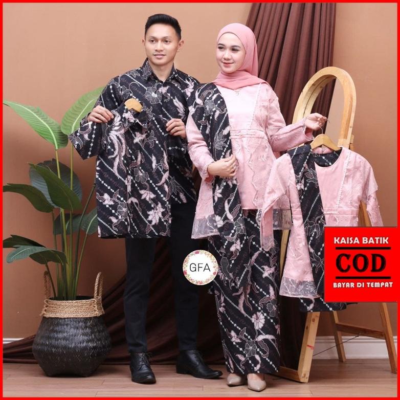 Terjangkau Baju Batik Couple Pasangan Kebaya Keluarga Ibu Bapak Anak ,.