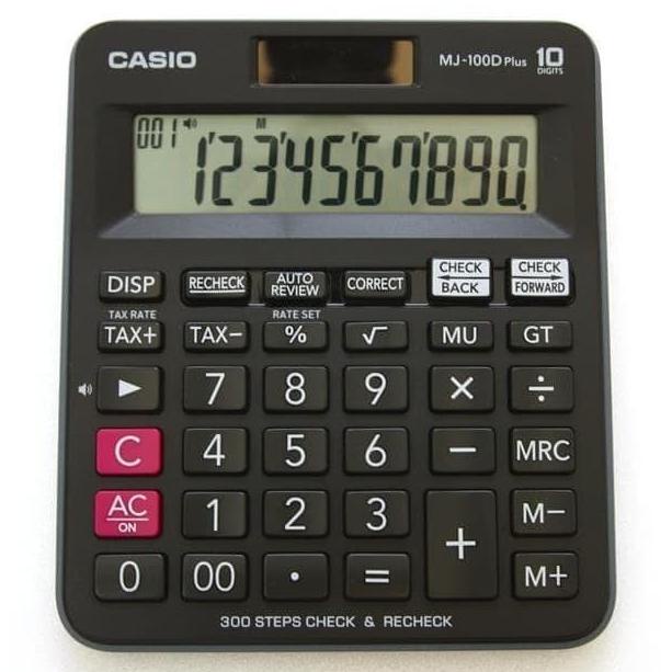 

KALKULATOR CASIO MJ 100D PLUS ORIGINAL - 10 DIGIT - CHECK AND RECHECK