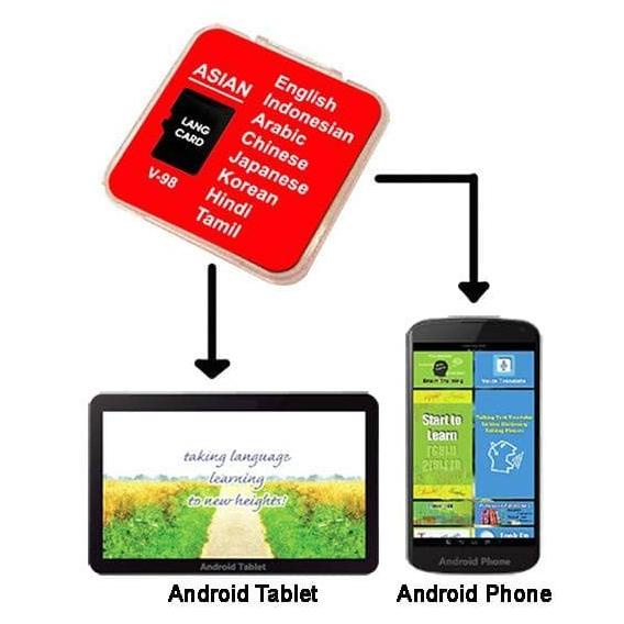 

Promo!!! Alfalink Language Learning Card Langcard V 98 Asian