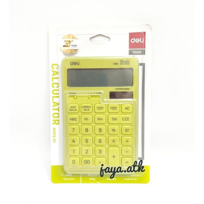 

Kalkulator Dagang Kalkulator 12 Digit Kalkulator Lucu Warna M015 Deli