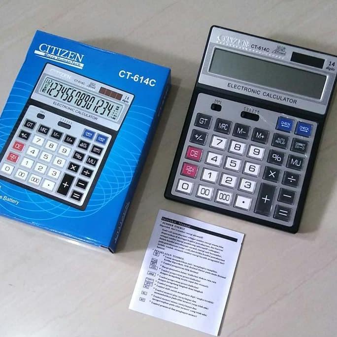 

Kalkulator CITIZEN CT 614-C Tombol Besar 14 DIGIT