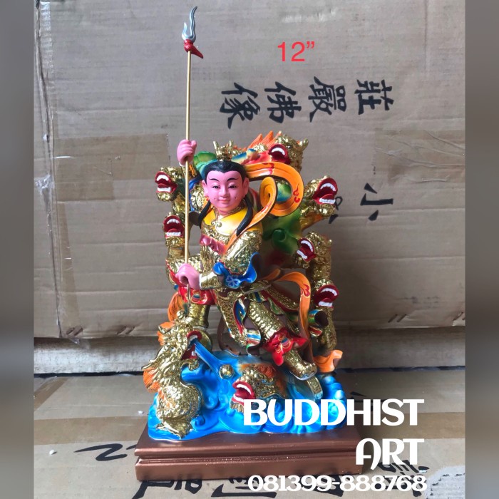 [Ori] Patung Dewa Naca Nacha Locia 9 Naga Berdiri 12 Inch Berkualitas