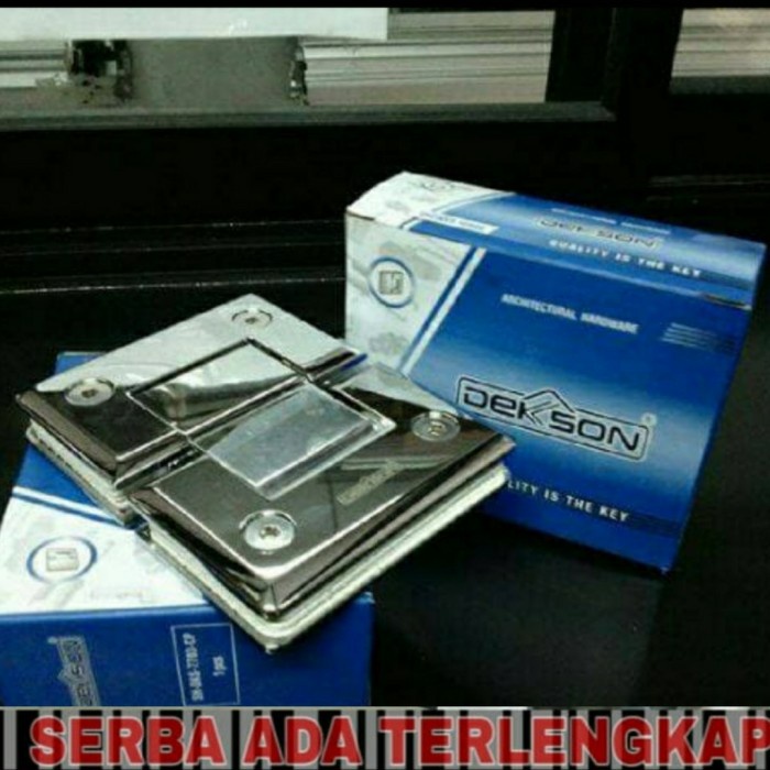 [Ori] Engsel Kaca Pintu Dekson Stainless Stell/Shower Hinge Dekson Original Bisa Sameday