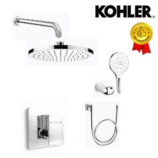 [Ori] Kohler Paket Shower Tanam Loure With Head Shower And Hand Shower Bisa Gojek