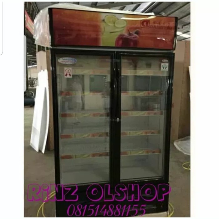 [New] Showcase 2 Pintu Daimitsu Disc 5900 Chiller Diskon