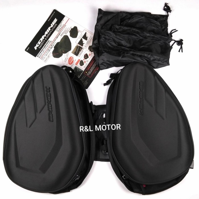 [New Ori] Tas Touring Motor Komine Sa-212 Molded Saddle Bag Terbaru