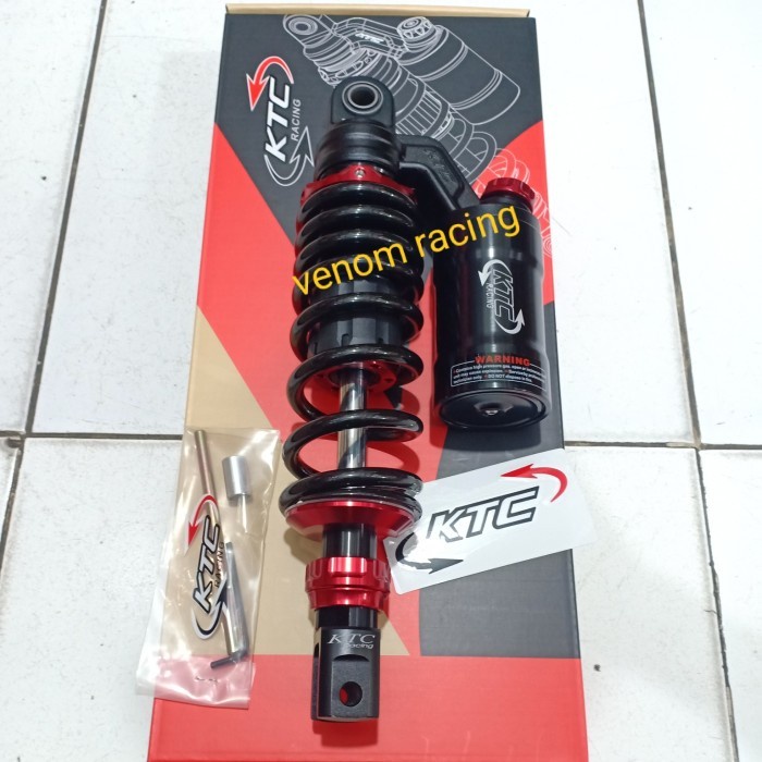 [Baru] Shock Ktc Racing Extreme Black Red 300Mm Mio Soul Karbu/ Mio J/ Mio Gt Limited