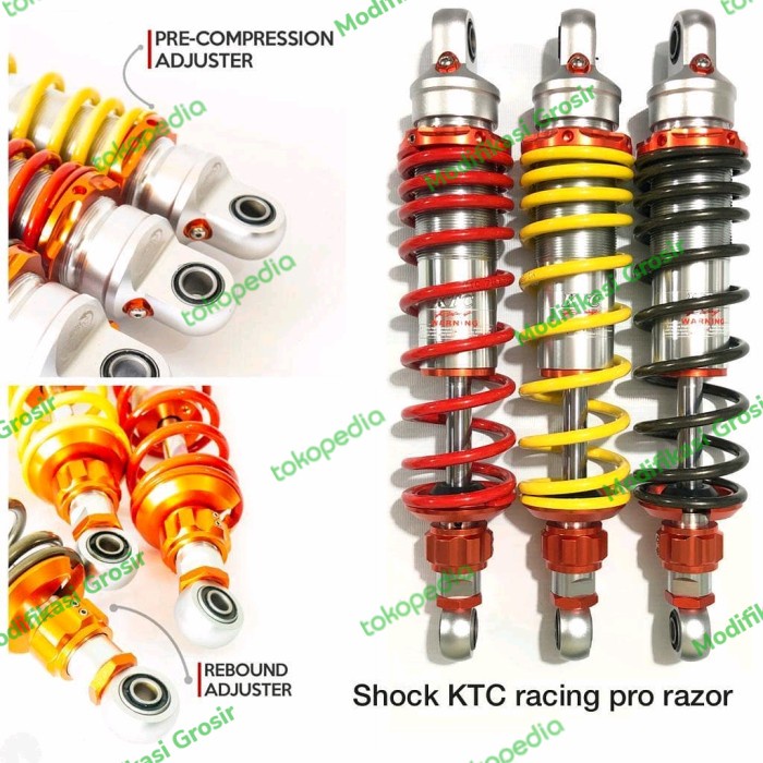 [New Ori] Shock Shockbreaker Ktc Racing Razor Supra X Grand Rx King Gl 100 Ori Berkualitas
