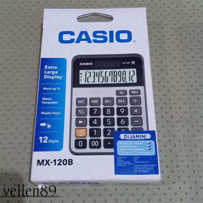 

Kalkulator Casio MX-120B (12 digit) Original