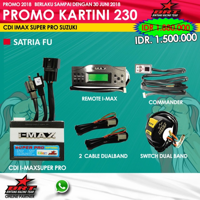 ✨Termurah Promo Cdi Brt Imax Super Pro Suzuki Satria Fu 150 Bisa Sameday