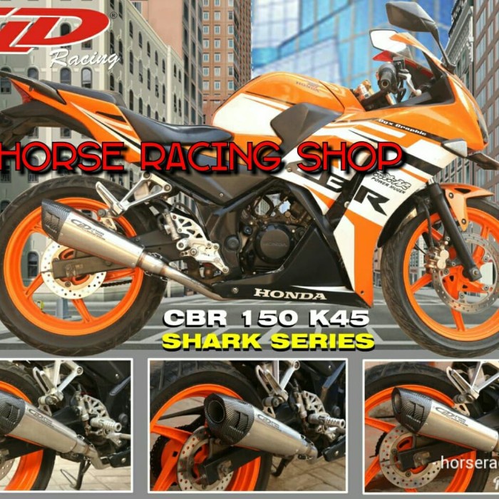 ✨Termurah Knalpot Cld Honda Cbr 150 K45 Type Shark Series Bisa Sameday