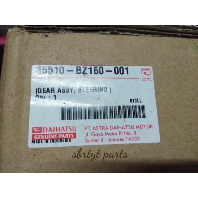 rack steer avanza veloz asli terlaris