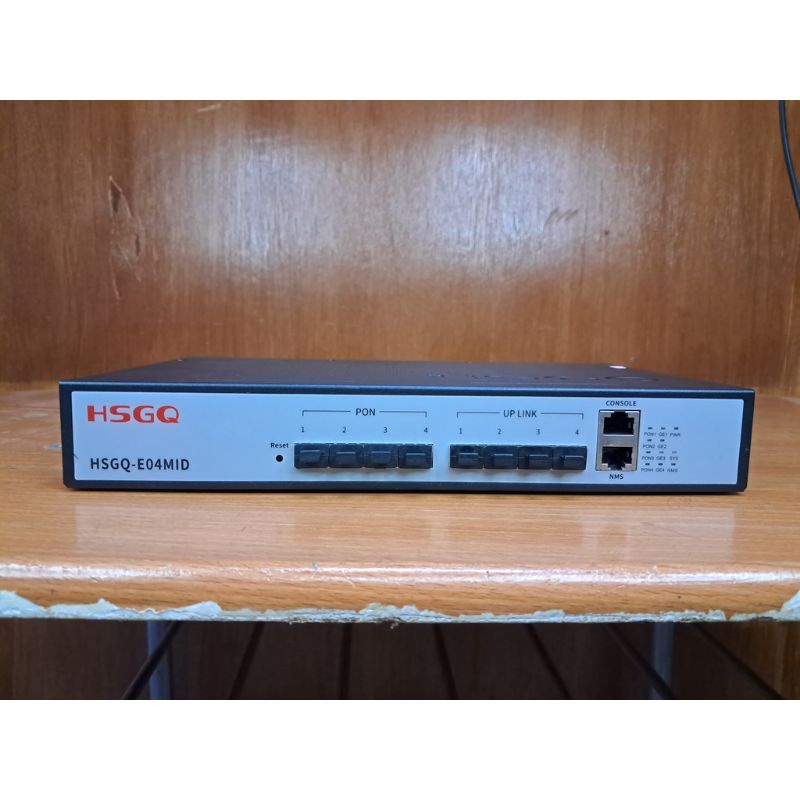 OLT EPON HSGQ E04MID L2 4PON PX20+++ Mini 4*1G Uplink SFP 1U NON SFP / Precon 35 m