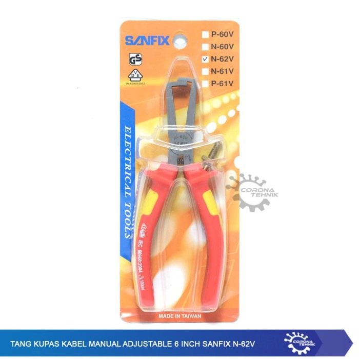 Tang Kupas Kabel Manual Adjustable 6 Inch Sanfix N-62V star