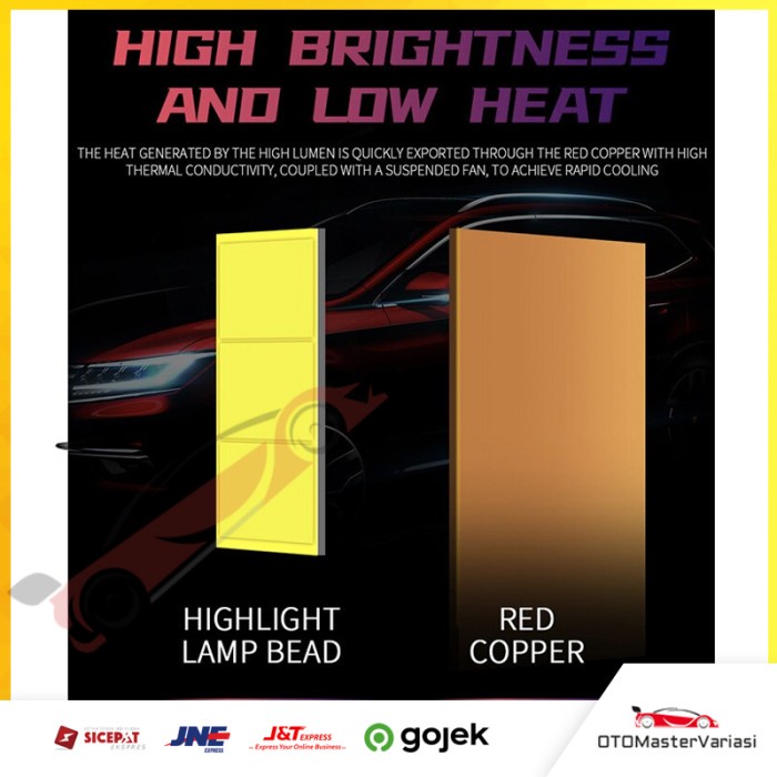 Lampu LED Mobil H4 Super Terang Lampu Utama Mobil LED Putih 6000K best