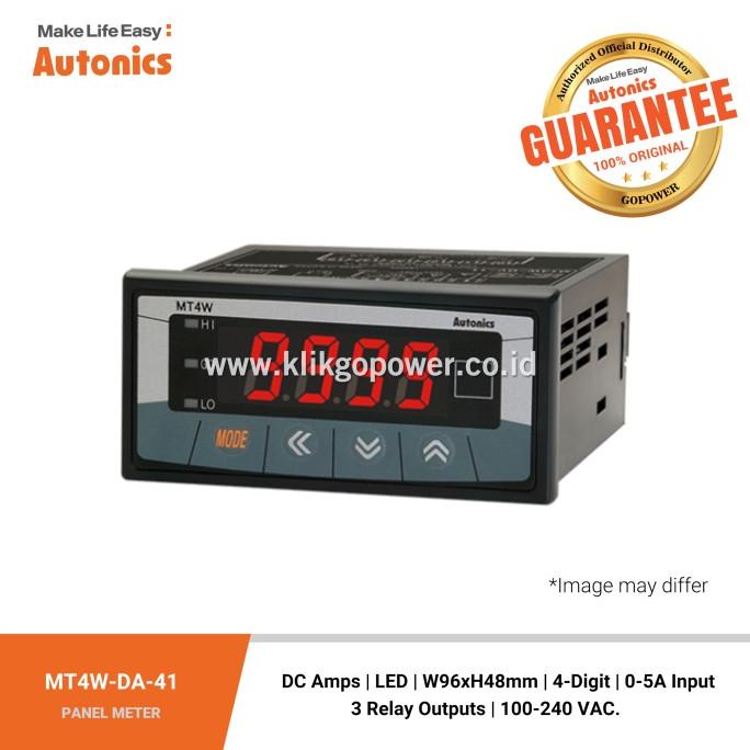 Autonics PANELMETER MT4W-DA-41