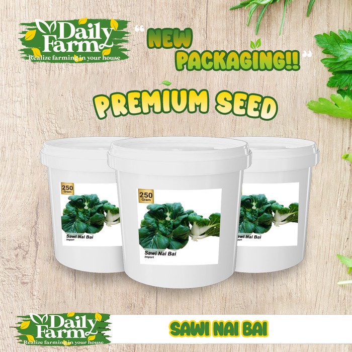 Benih Sawi Nai Bai Seed - Bulk Size