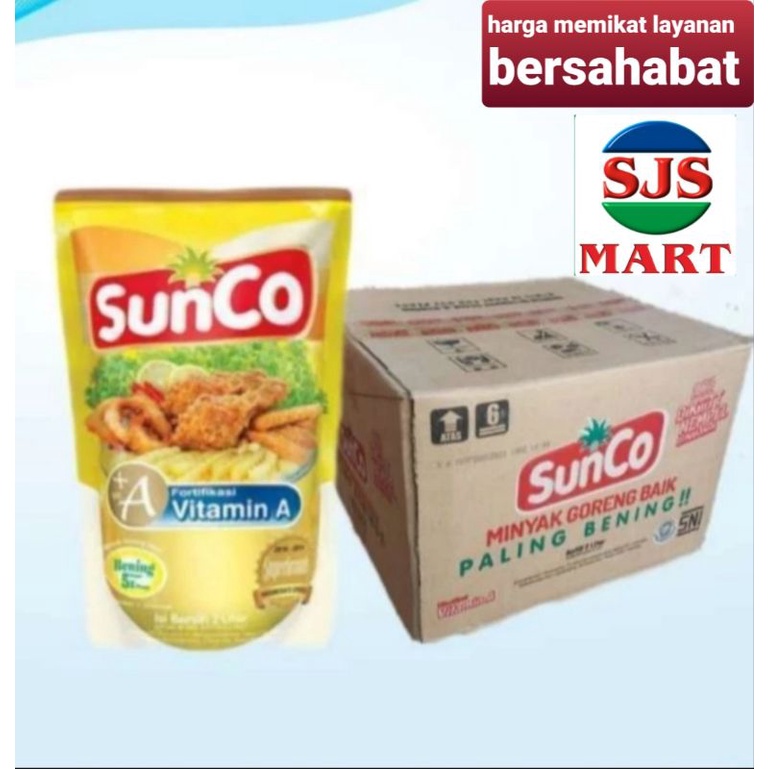 

SUNCO Minyak Goreng 2L (1karton isi 6 pouch)