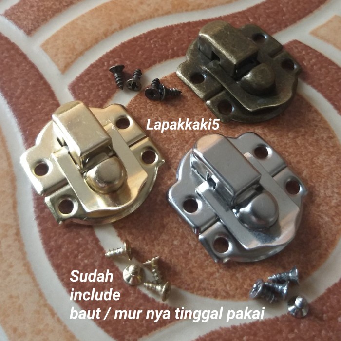 kunci kayu kunci plakat kunci dus lengkap dengan bautnya 100 pcs