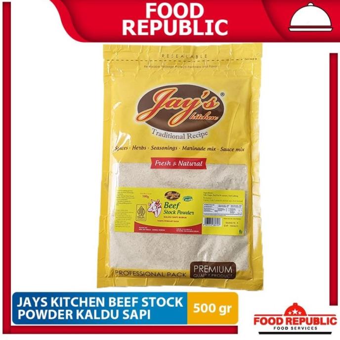 

JAYS BEEF STOCK / KALDU SAPI BUBUK 500 GR TANPA MSG & HALAL