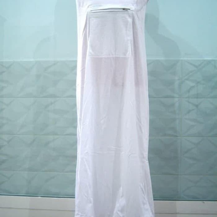 BAJU IHRAM DALAMAN GAMIS WANITA BERKANTONG / SAKU DEPAN - PERLENGKAPAN