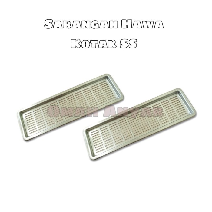 

Sarangan Hawa Kotak Stainless SS Angin Lemari Sepatu