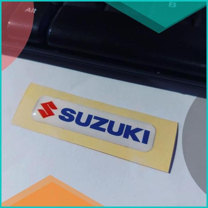 

Sticker Resin Timbul Suzuki Stiker Lentur 3D Motor Mobil 20JVLZ3 acce