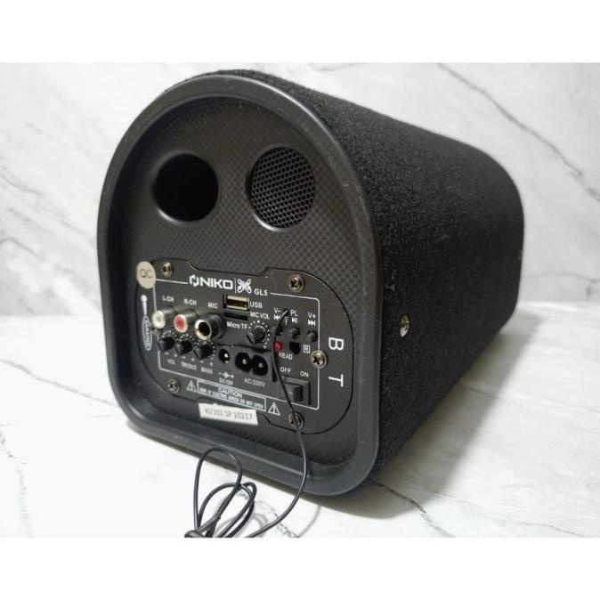 Speaker Aktif Niko Nk-Gl5 Bluetooth Radio / Salon Aktif Gl 5 Inc / Kualitas Premium