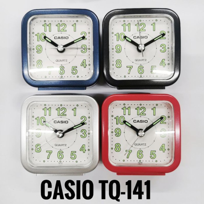 Promo Casio Beep Alarm Tq 141 Jam Meja Weker