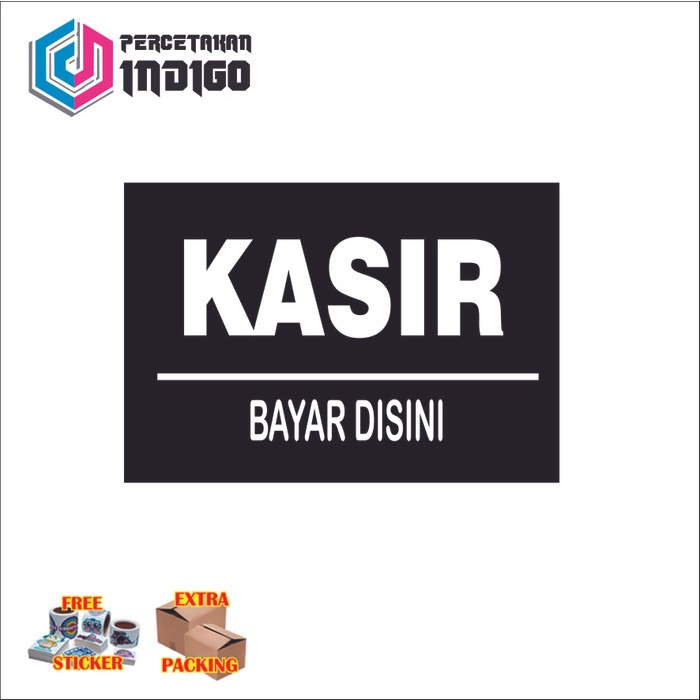 

Murah sign akrilik acrylic kasir bayar disini Elegan