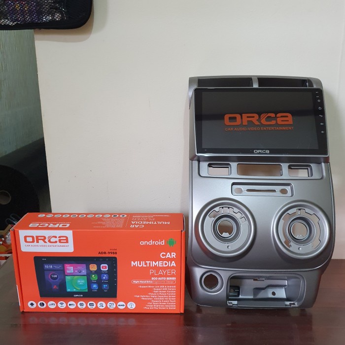 Paket head unit Android Orca+Frame Avanza/Xenia lama 2004-2011 9 inch