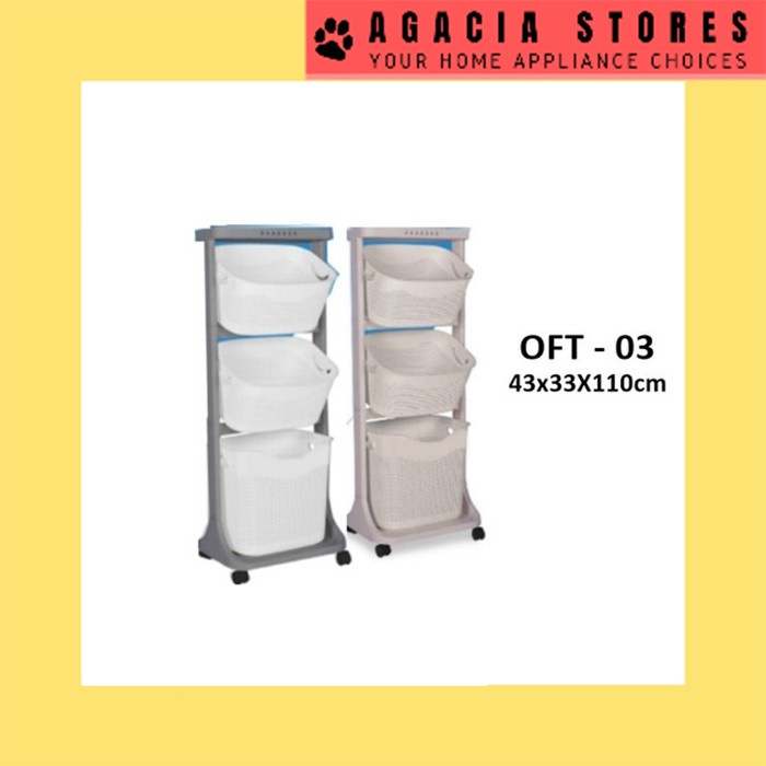 Promo Laundry Basket Olymplast Oft - 03 Basket Rak Keranjang Olymplast Oft03