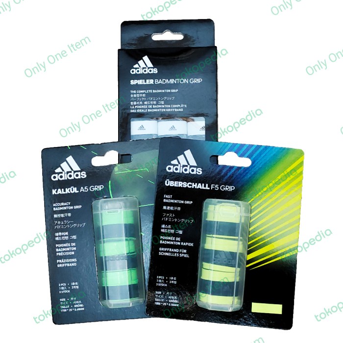 Promo Grip Badminton Tenis Adidas Spieler / Uberschall / Kalkul