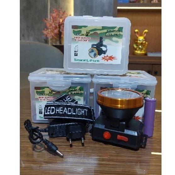 SENTER KEPALA EVATECH EV-6600 KUNING