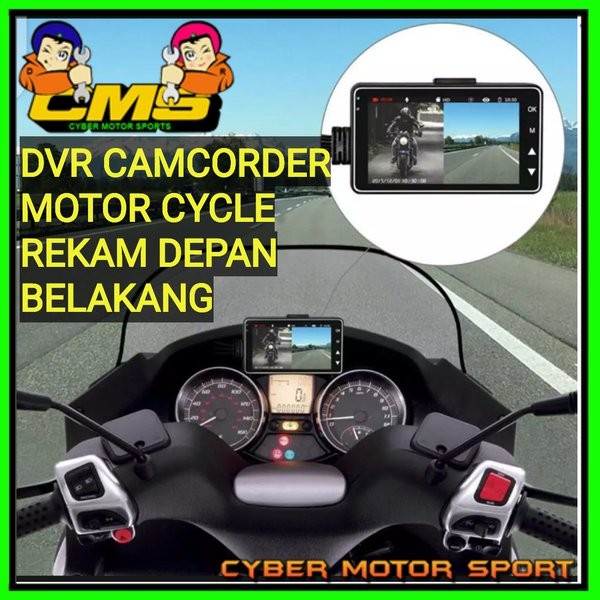 ✨Termurah Cctv Kamera Motor Rekam Depan Belakang Waterproof. Dashcam Sepeda Terbaru