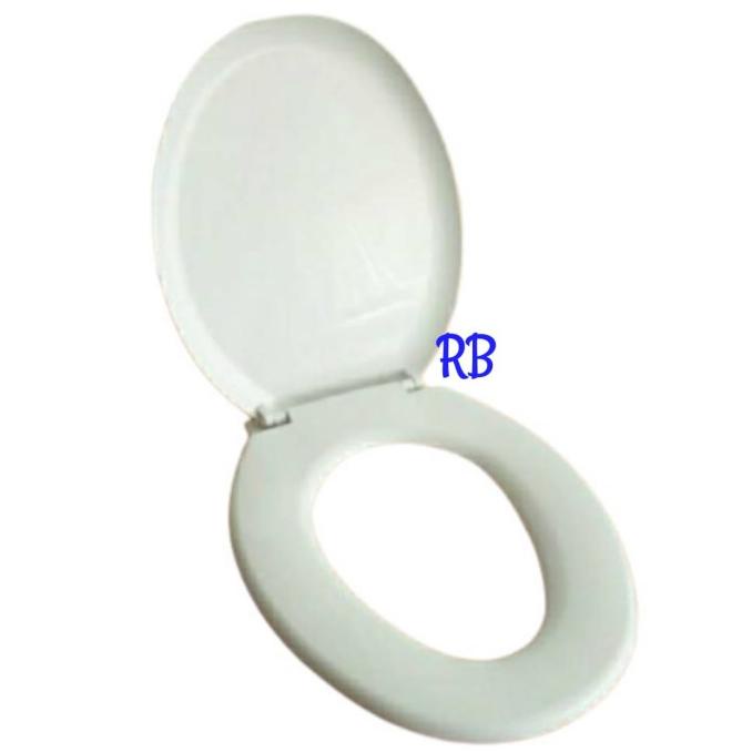 Tutup Closet Model Toto - Dudukan Toilet Warna Putih