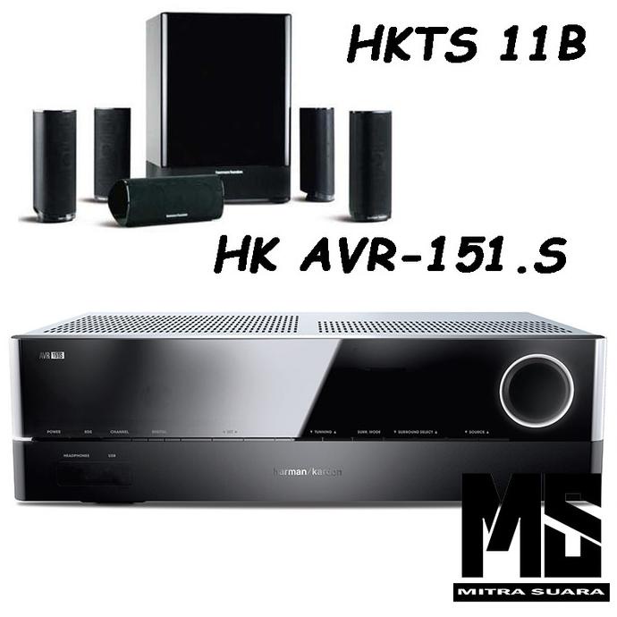Harman Kardon HKTS11 & AVR151S Paket Home Theater Terbaru
