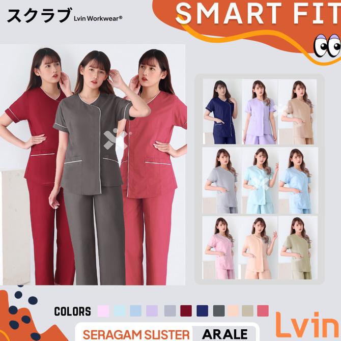 Baju Baby Sitter / Baju Suster /Seragam Suster / Nanny Uniform Arale