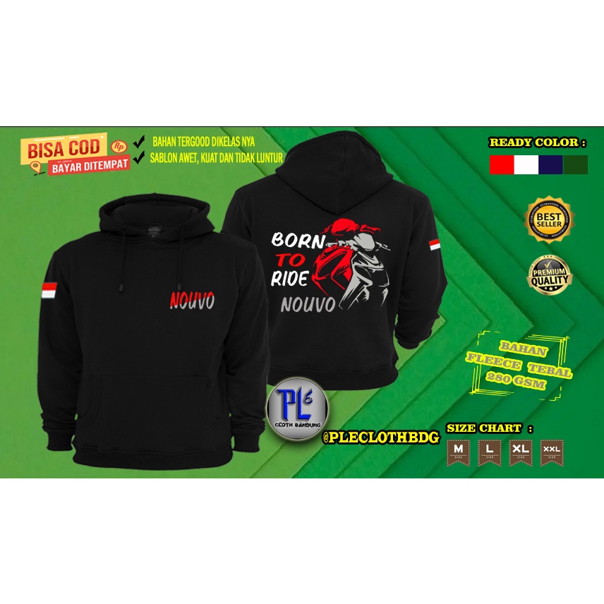 JAKET PRIA WANITA JAKET MOTOR YAMAHA NOUVO Z MATIC JAKET BAGUS SWEATER NOUVO Z MODIFIKASI  JAKET MUR