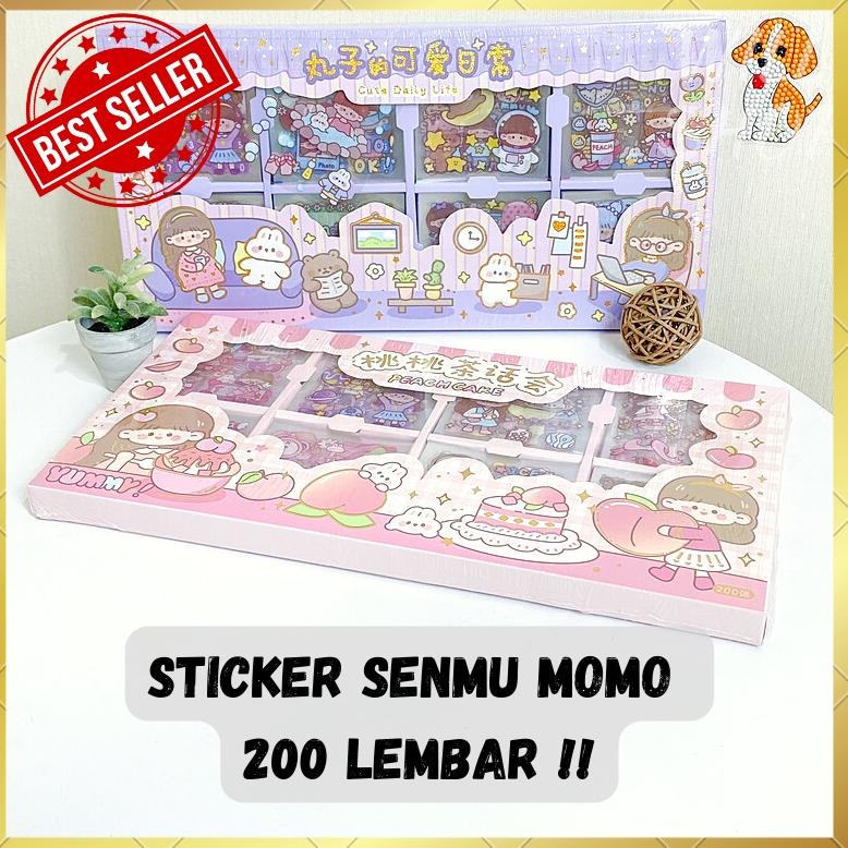 

TERMURAH PAKET STICKER ISI 200 LEMBAR CUT DAILY LIFE STICKER CEWE MIRIP MOMO SENMU STICKER VIRAL CEWE BISA COD TERLARIS
